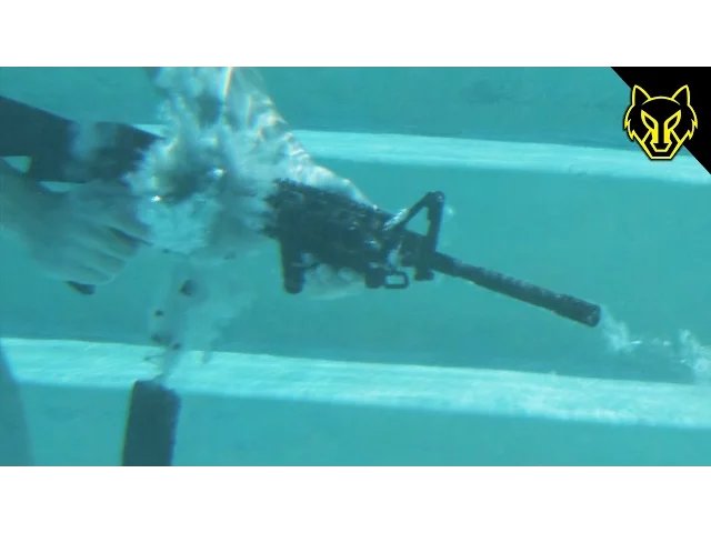 ar15 underwater gun malfunction